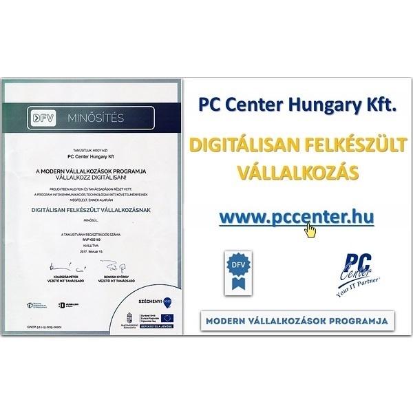 Digitálisan felkészült vállalkozás 2017 - PC Center Hungary Kft.