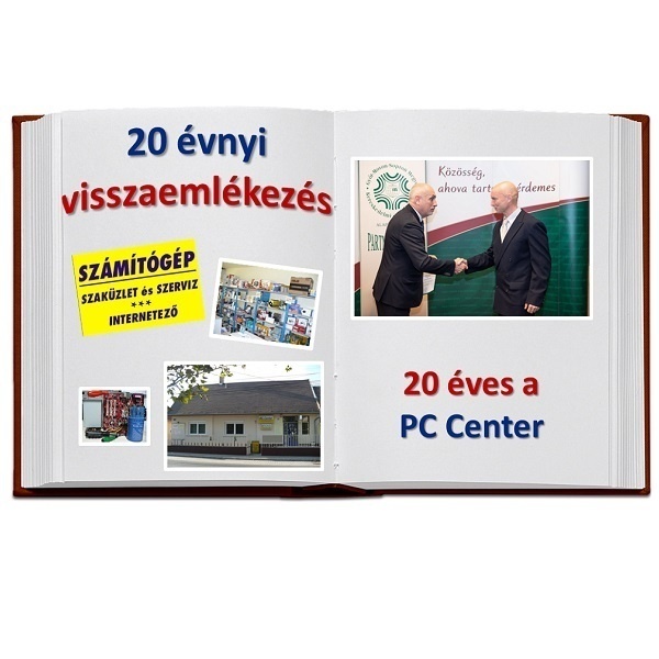 20 évnyi visszaemlékezés – 20 éves a PC Center